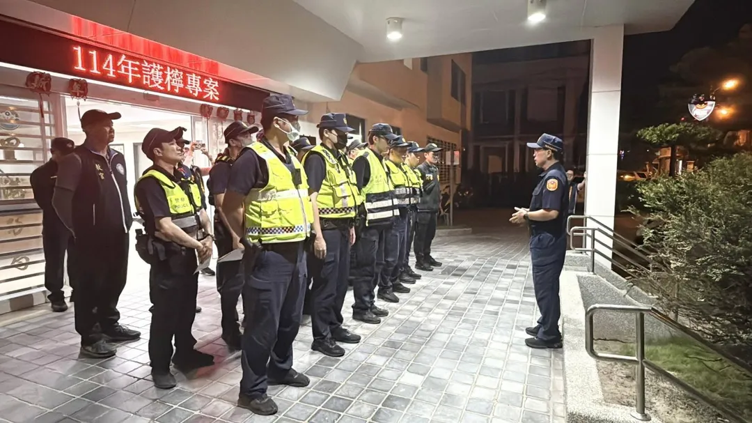 屏東縣里港警分局啟動為期一個月的「護檸專案」。(圖/警方提供)