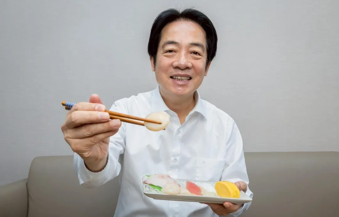 總統賴清德上週PO出吃日本壽司的照片。（圖／翻攝自賴清德X）