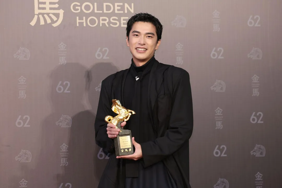 曾敬驊獲得第62屆金馬獎最佳男配角。(圖/中國時報 陳俊吉、杜宜諳、郭吉銓攝)