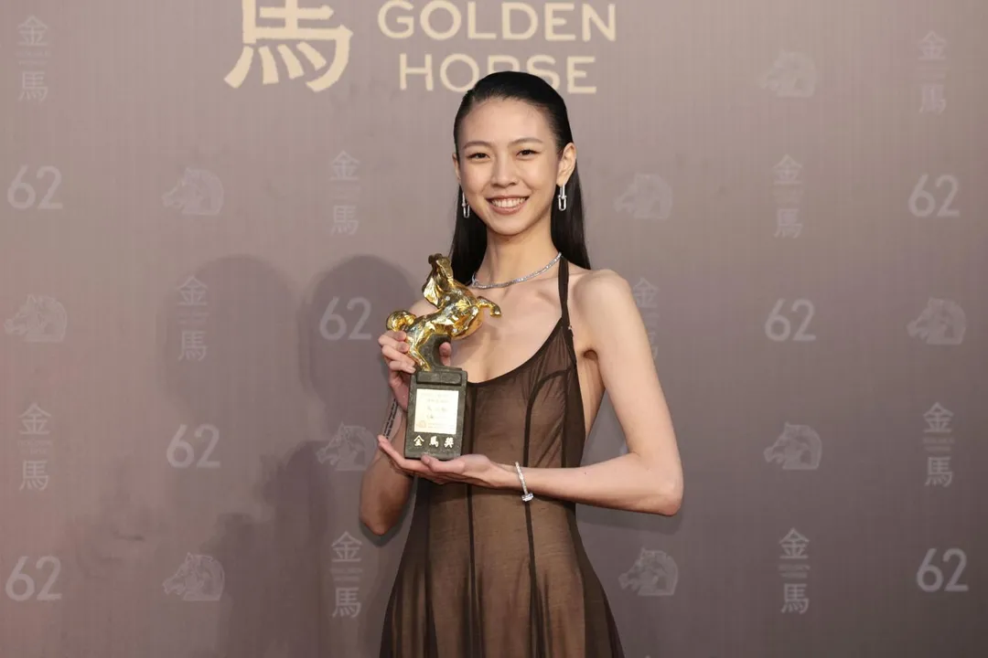 馬士媛在後台受訪時，被問及得獎心情直呼非常不可思議。（圖／中國時報 陳俊吉、杜宜諳、郭吉銓攝）