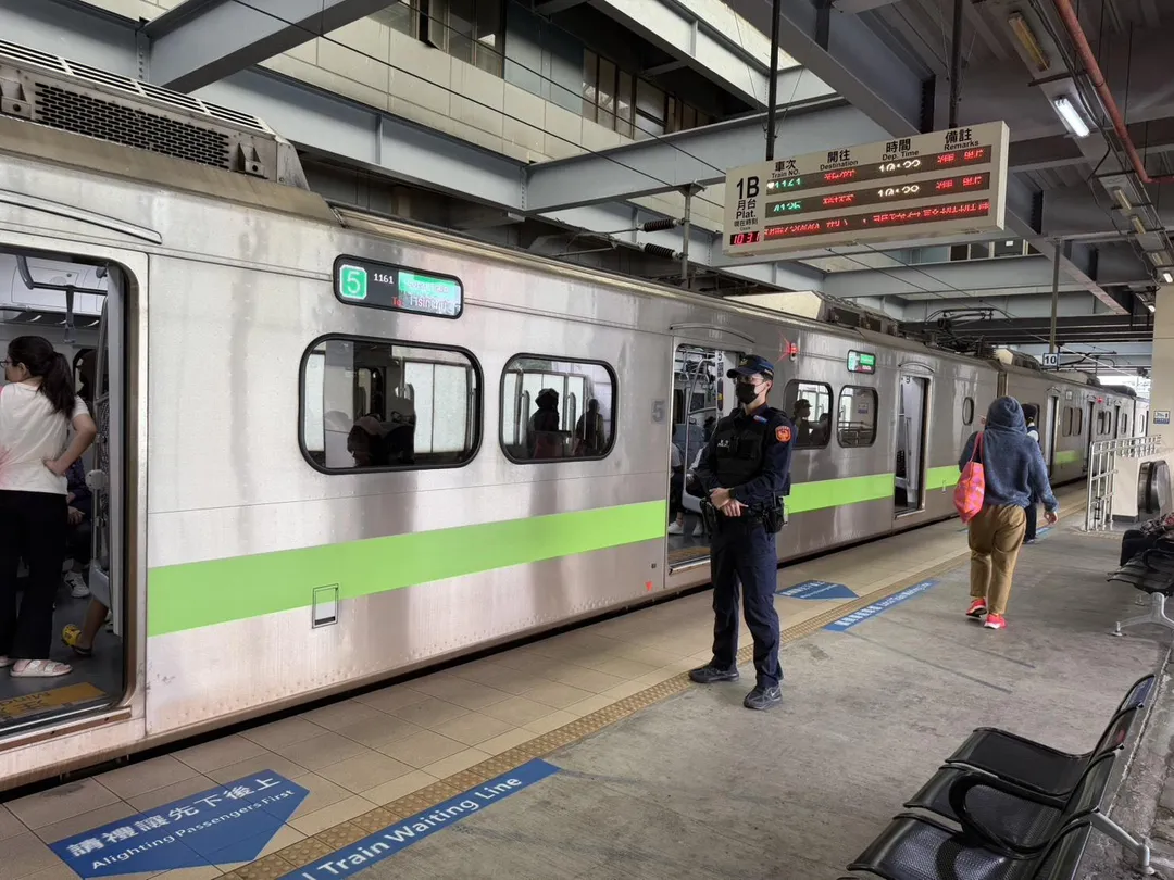警方目前已加強巡邏。（圖／鐵路警察局提供）