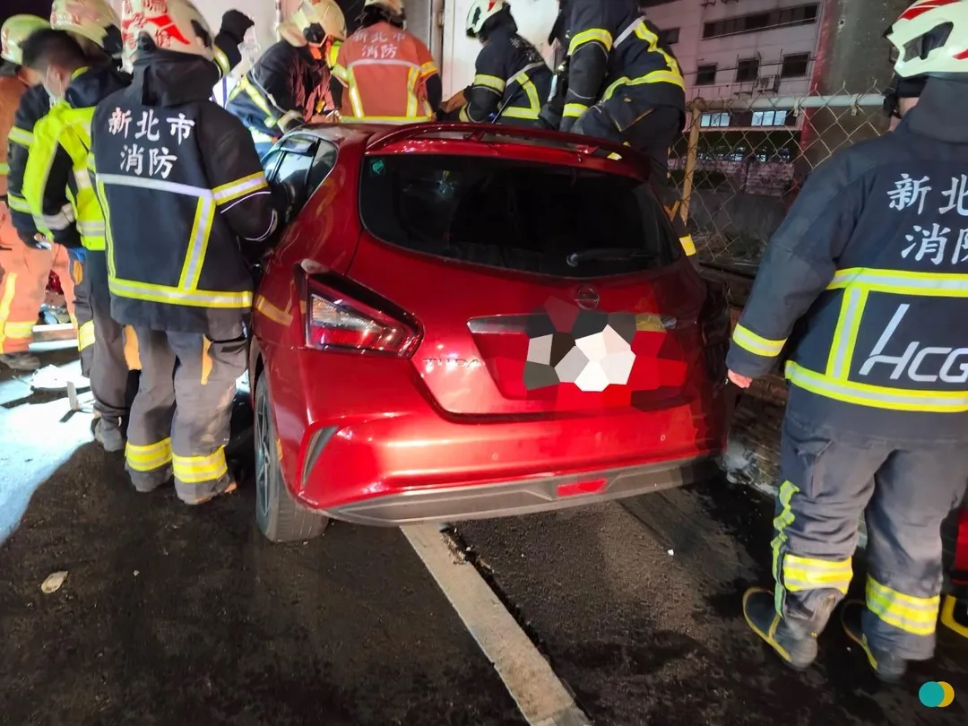 車禍現場。（圖／警方提供）
