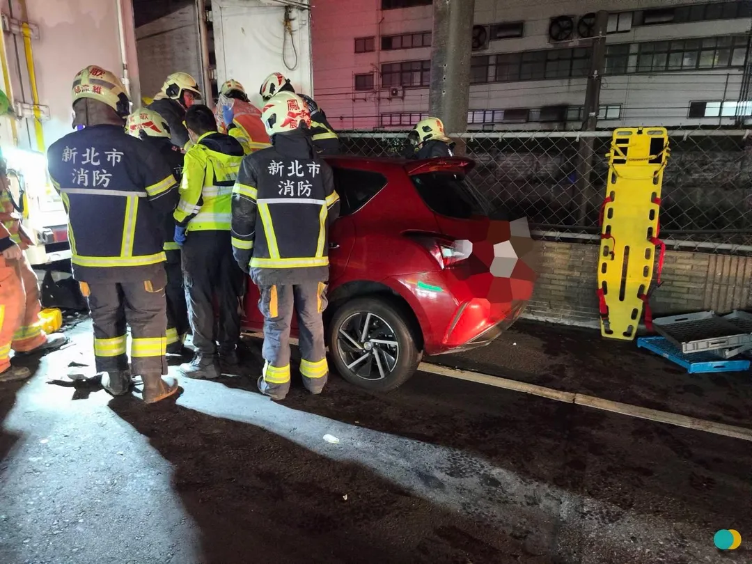 車禍現場。（圖／警方提供）