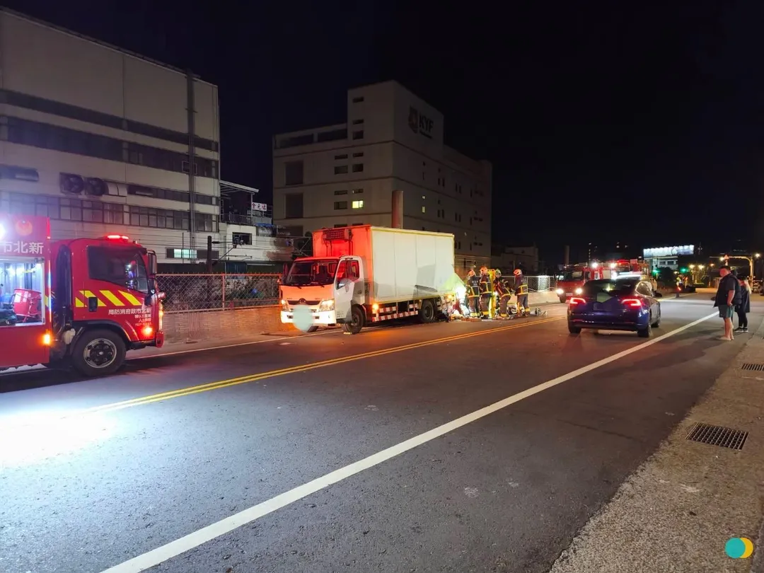 車禍現場。（圖／警方提供）