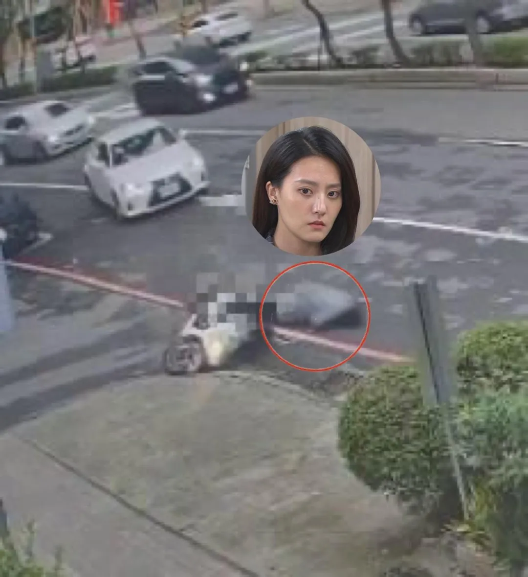顏曉筠出事瞬間。（圖／警方提供）