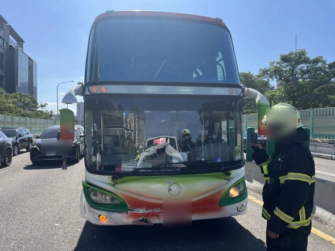 車禍現場。（圖／警方提供）