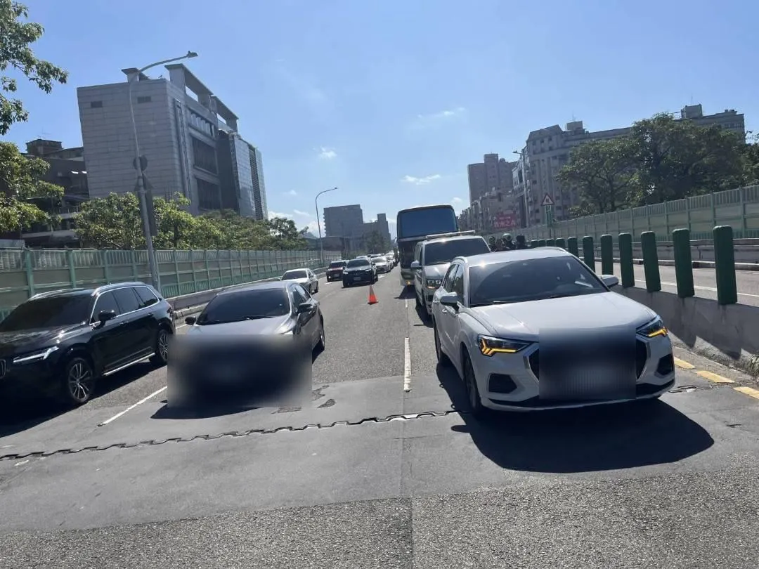 車禍現場。（圖／警方提供）