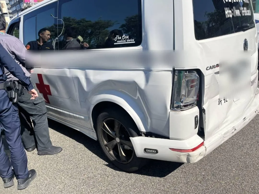 車禍現場。（圖／警方提供）