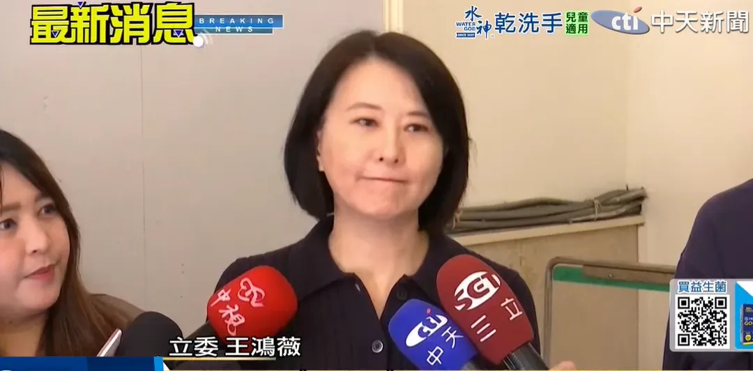 國民黨立委王鴻薇。（資料圖／中天新聞）