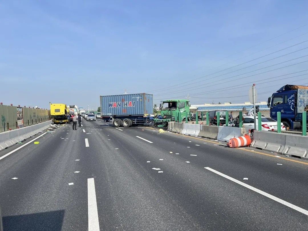 車禍現場。（圖／台南道路救援張家班）