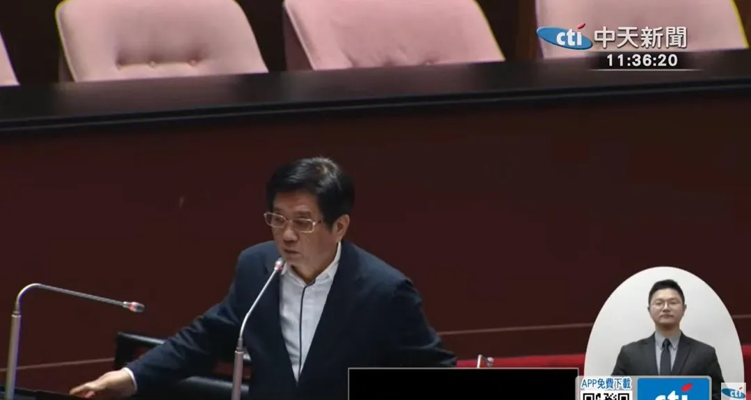 民進黨立委吳琪銘。（圖／中天新聞）