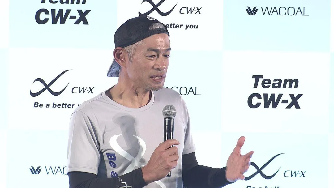鈴木一朗每天仍進行高強度運動。（圖／翻攝自日本電視台）