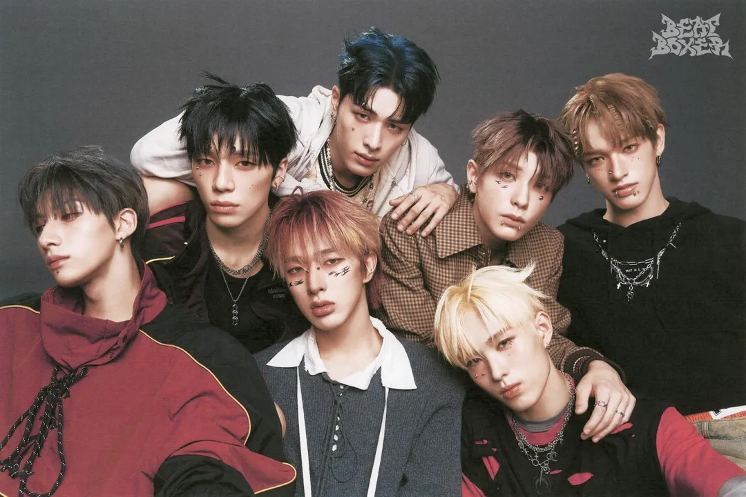 NEXZ由TOMOYA、YU、HARU、SO GEON、SEITA、HYUI、YUKI七名成員組成。（圖／藝尚）