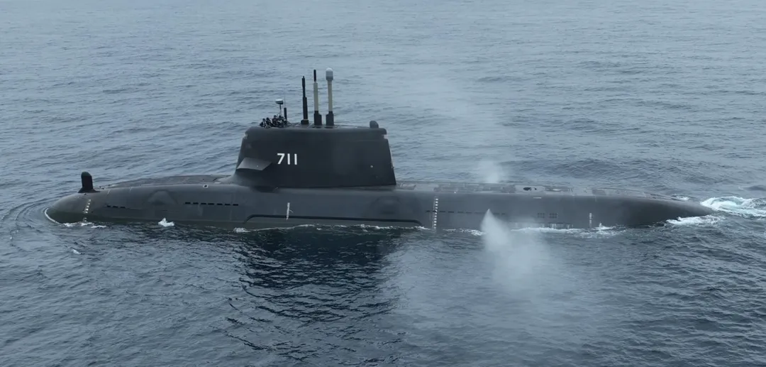 海鯤號潛艦至今仍未完成海測。(圖/台船)