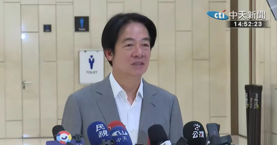 賴清德29日下午出席《今週刊》舉辦的總統與青年論壇。（圖/中天新聞）