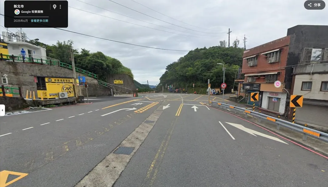 新北市瑞芳區102縣道瑞金、瑞雙公路交會處。（圖／google 街景）