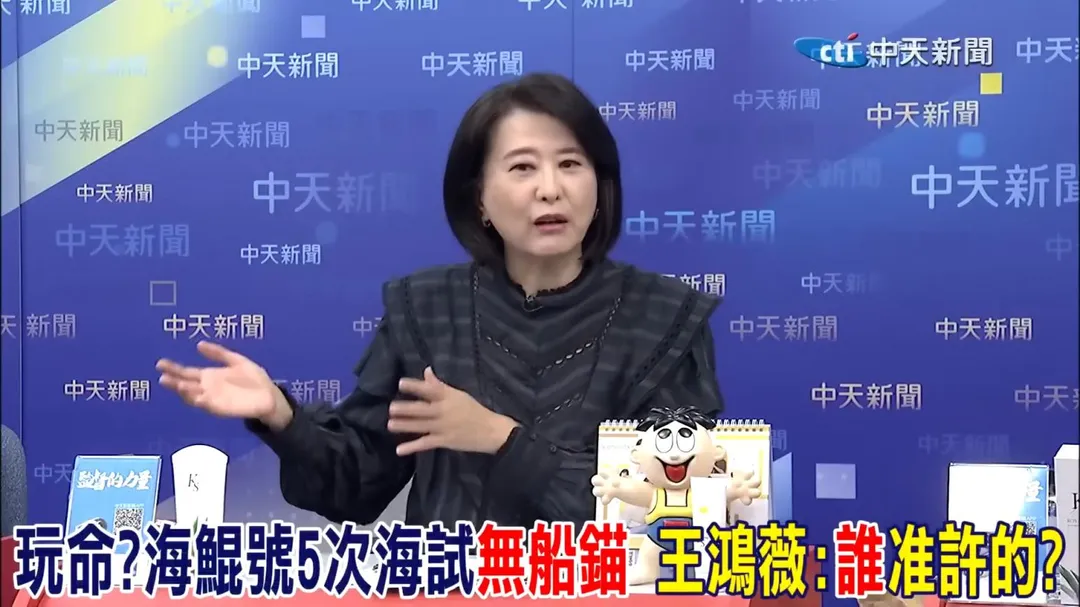 王鴻薇。(圖/中天新聞)