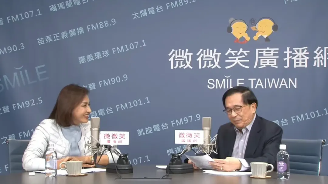 陳水扁昨日專訪邱議瑩。(圖取自《有夢上水》YT)