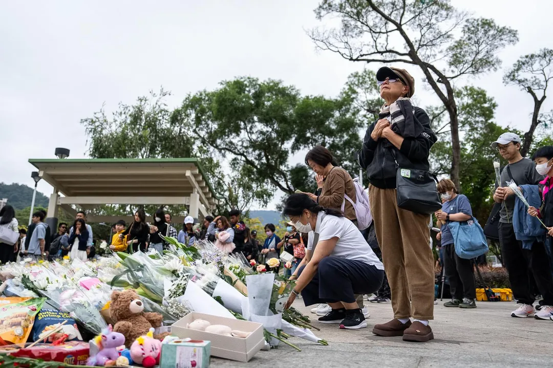 目前宏福苑大火已累計造成146人遇難。(圖/《美聯社》)
