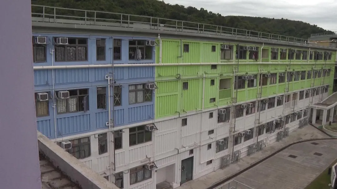 過渡性房屋。(圖/翻攝《央視新聞》)