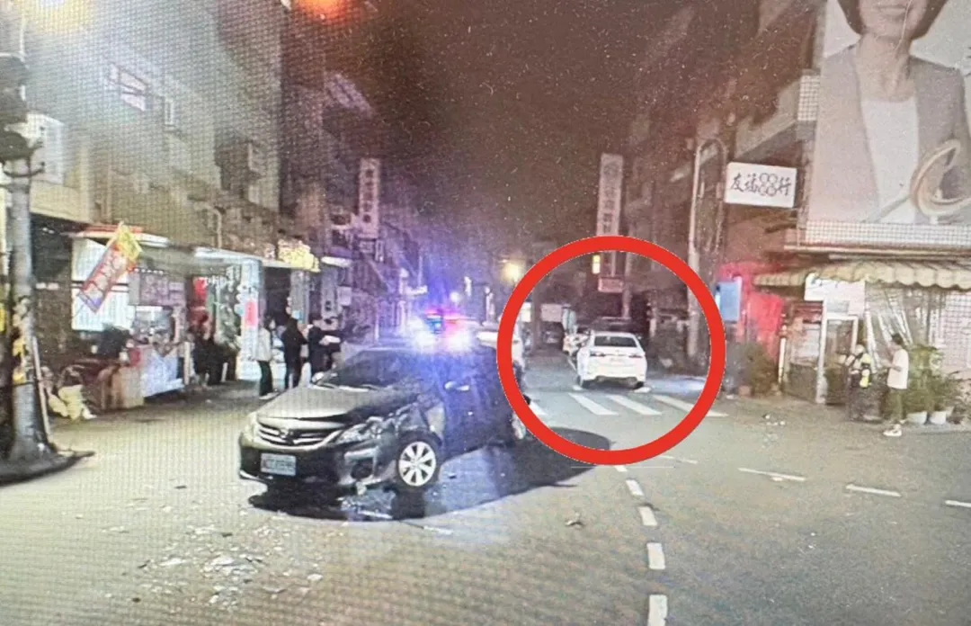 車禍現場。(圖/警方提供)