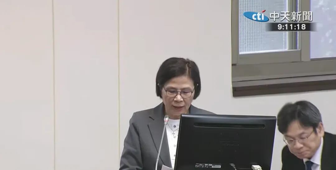 楊珍妮表示，沒有答應美國要幫他們訓練技術人員，這不在談判條件之中。（圖/中天新聞）