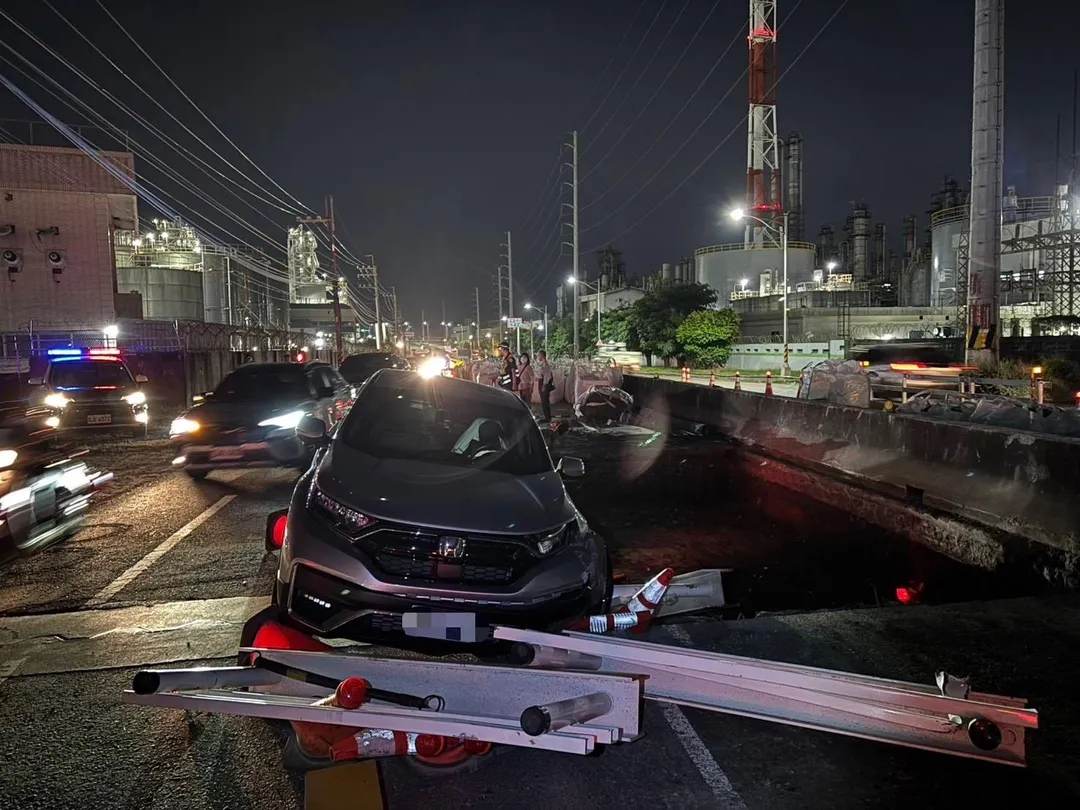 車禍現場。（圖／警方提供）