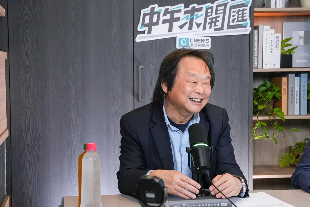 王世堅2日接受專訪。（圖/《CNEWS匯流新聞網》政論live直播節目《中午來開匯》提供）