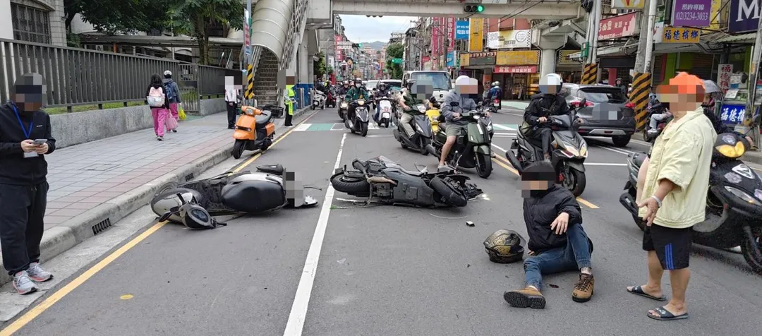 車禍現場。（圖／警方提供）