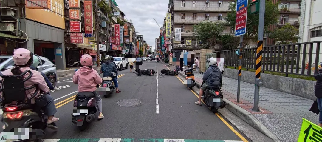 車禍現場。（圖／警方提供）