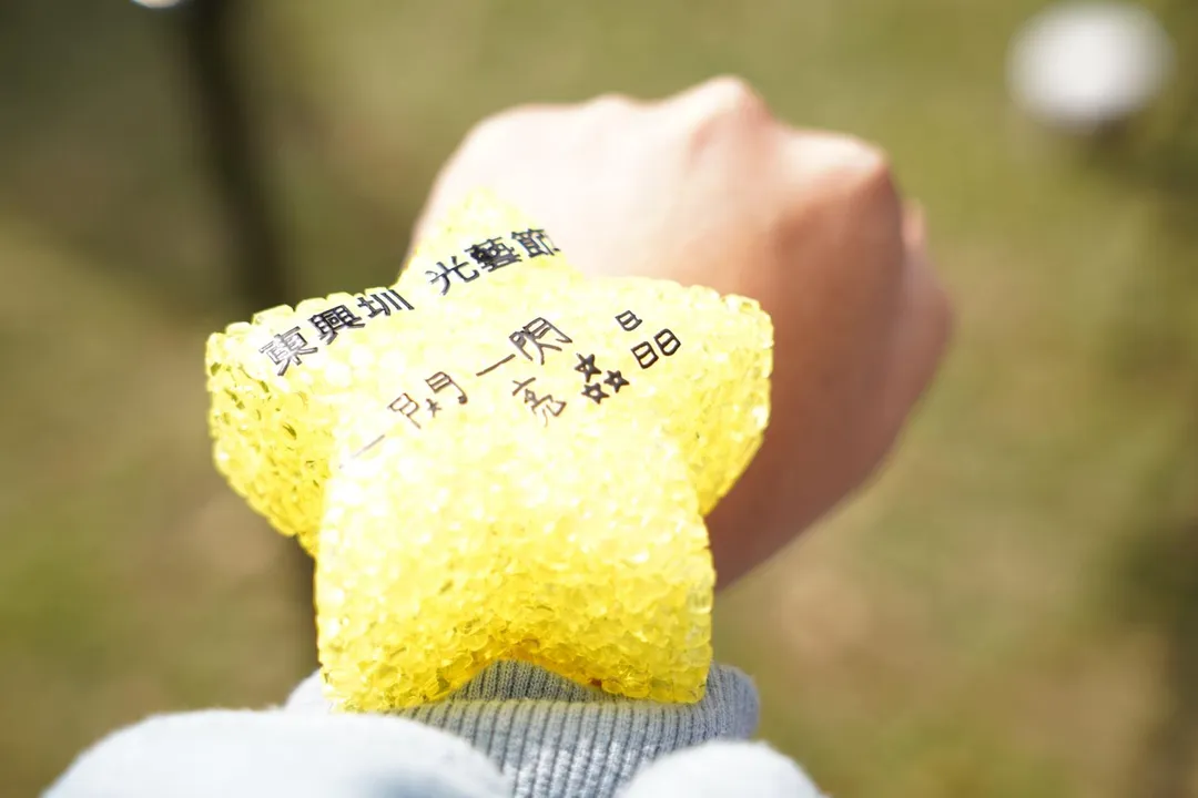 今年以「一閃一閃亮晶晶」為主題，將展出8組藝術團隊的光藝術裝置，展期至明年1月4日。（圖/新竹縣政府提供）