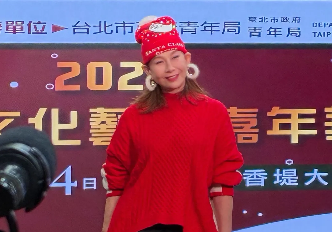 周丹薇4日出席「2025聖誕文化藝術嘉年華」記者會。（圖／記者郭竹倩 攝）