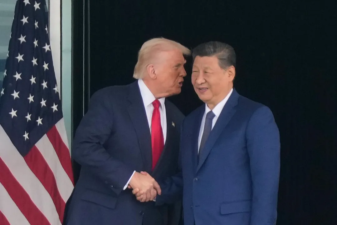 川普努力尋求與習近平更緊密的關係。（圖／《美聯社》）