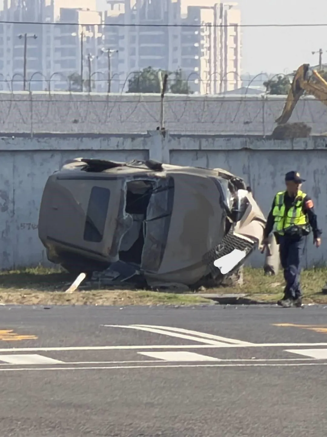 車禍現場。(圖/翻攝自記者爆料網,下同)