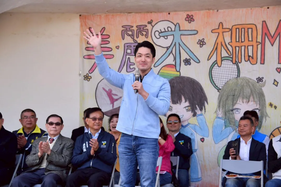 台北市長蔣萬安出席木柵國小校慶。（圖／台北市政府提供）