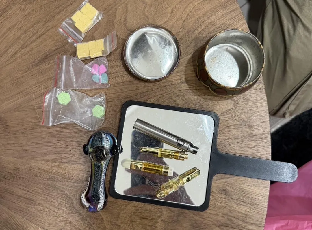 警方接獲檢舉後展開調查,並於4日下午獲得法院搜索令,前往她位於三重區的住處進行搜查發現毒品。(圖/翻攝畫面)