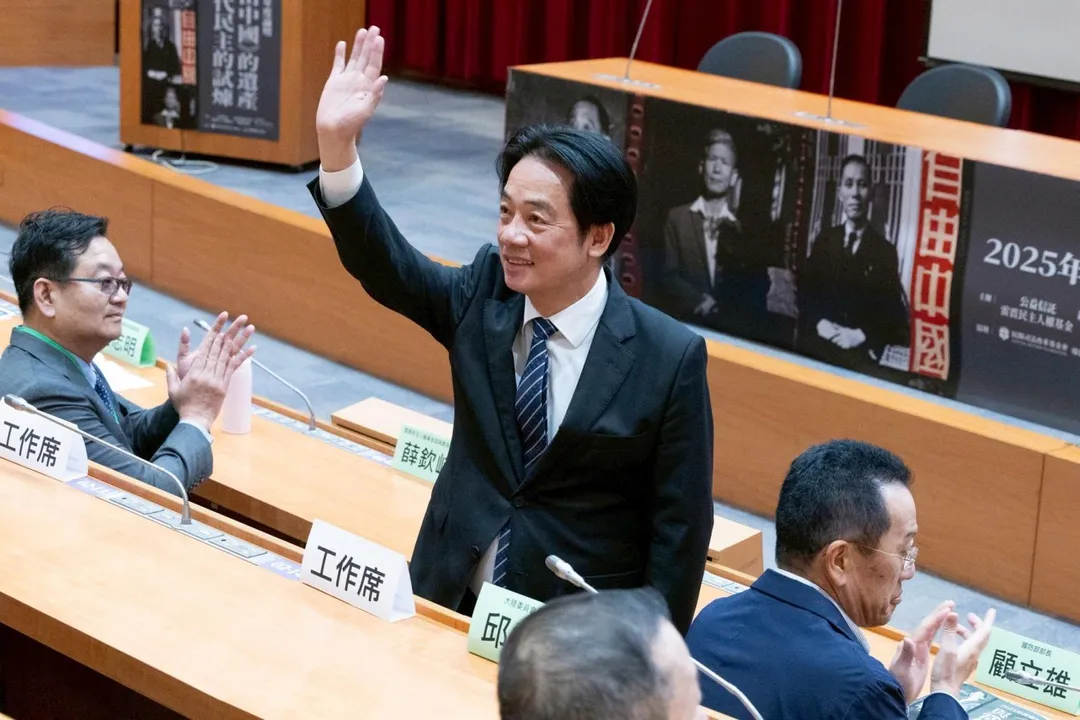 賴清德6日出席「《自由中國》的遺產與當代民主的試煉」論壇開幕典禮。（圖取自總統府官網）