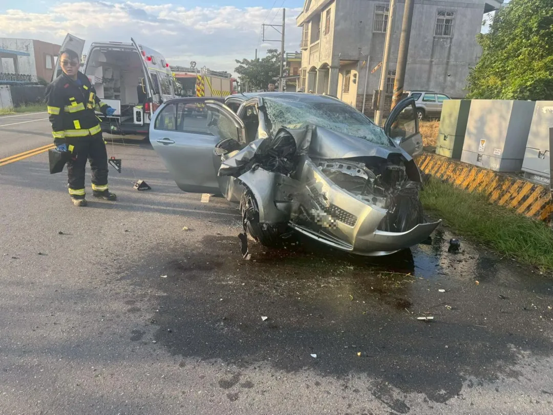 車禍現場。（圖／記者爆料網）