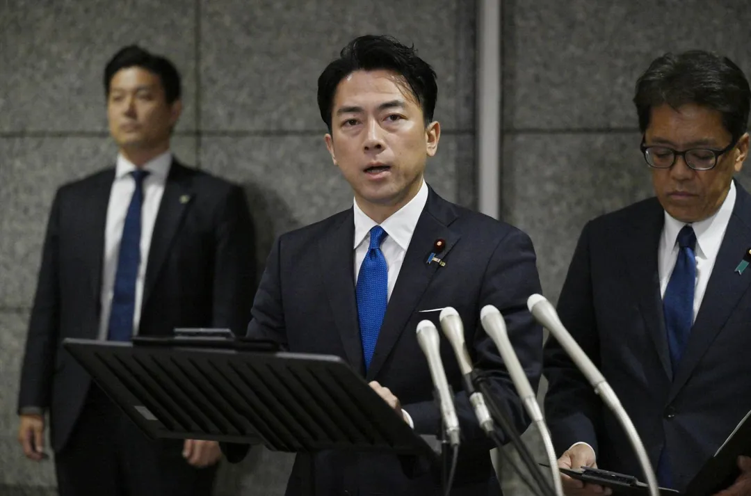 日本防衛大臣小泉進次郎。（圖／美聯社）