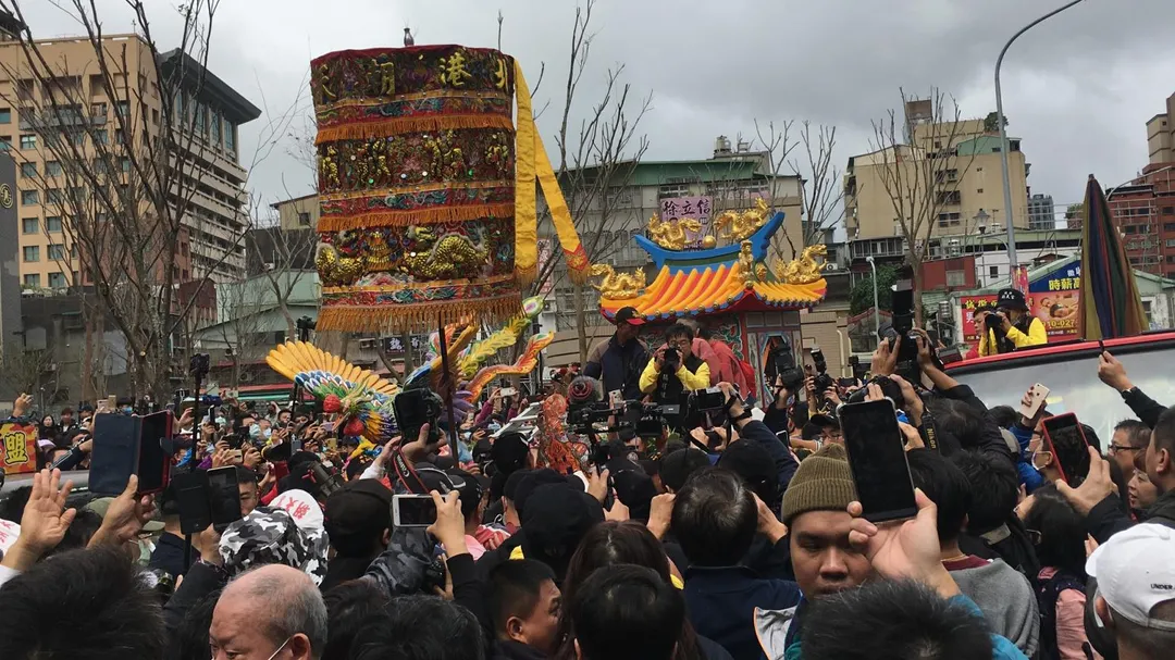 圖為北港朝天宮北上萬華。（圖／黃彥昇攝）
