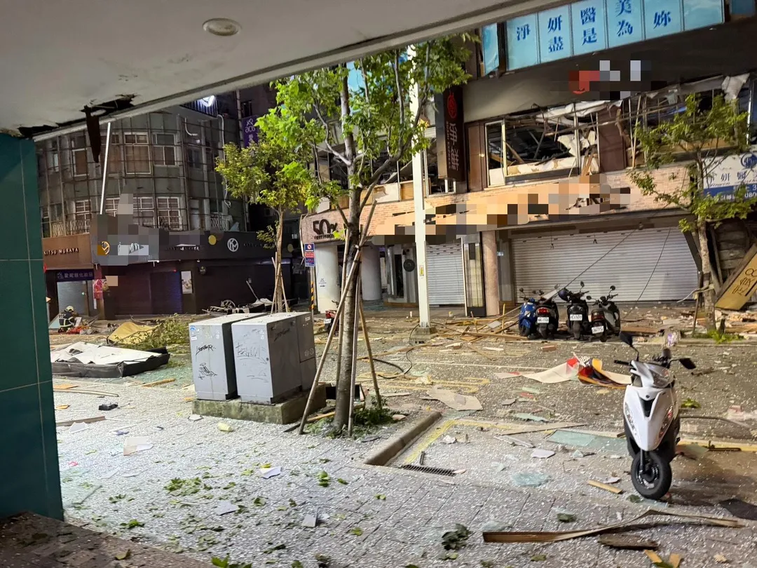 氣爆現場的慘狀。（圖／警方提供）
