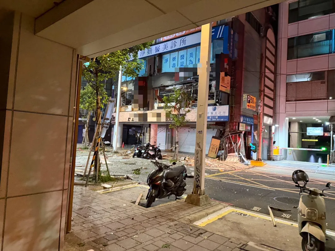 氣爆現場的慘狀。（圖／警方提供）
