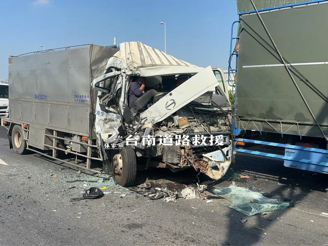 車禍現場。(圖/取自台南道路救援張家班line群)