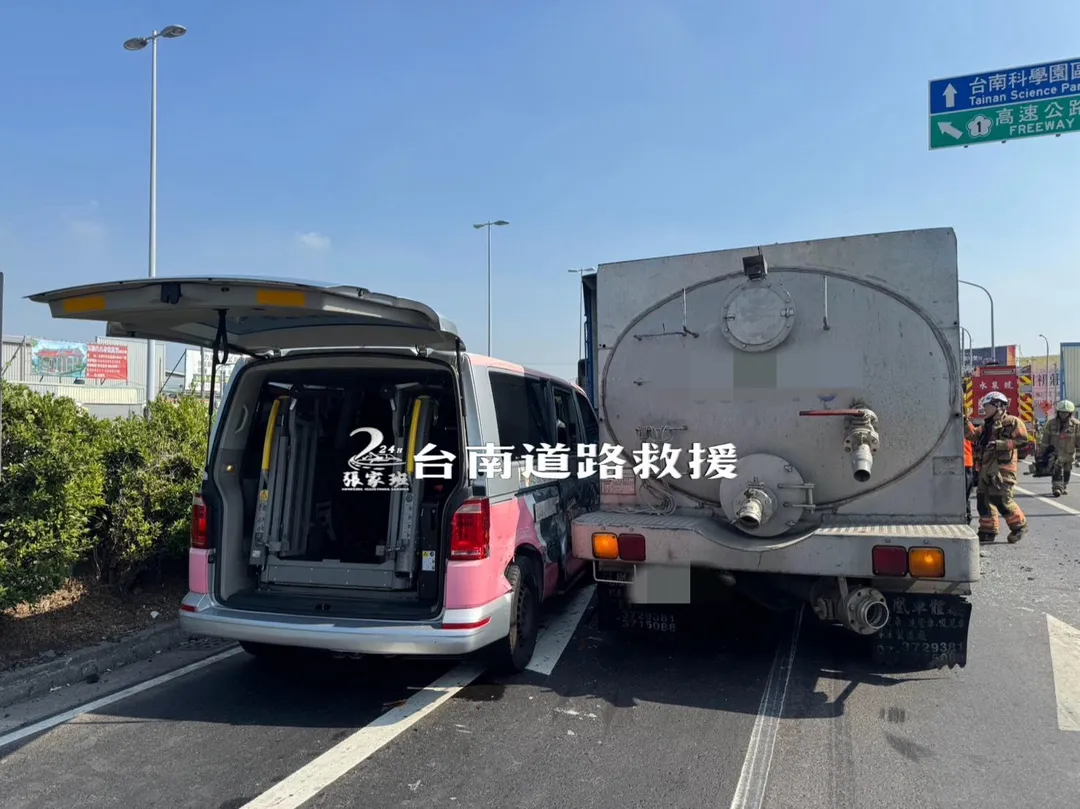 車禍現場。(圖/取自台南道路救援張家班line群)