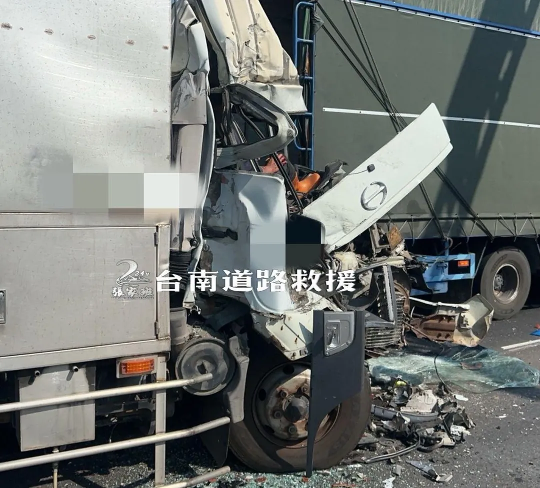 車禍現場。(圖/取自台南道路救援張家班line群)