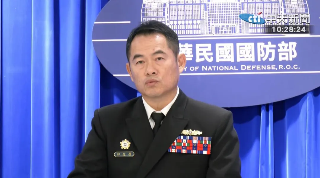 海軍參謀長邱俊榮。(圖/中天新聞)