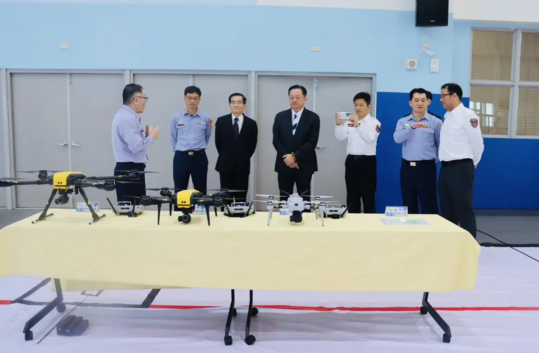 無人機訓場介紹。(圖/海巡署提供)