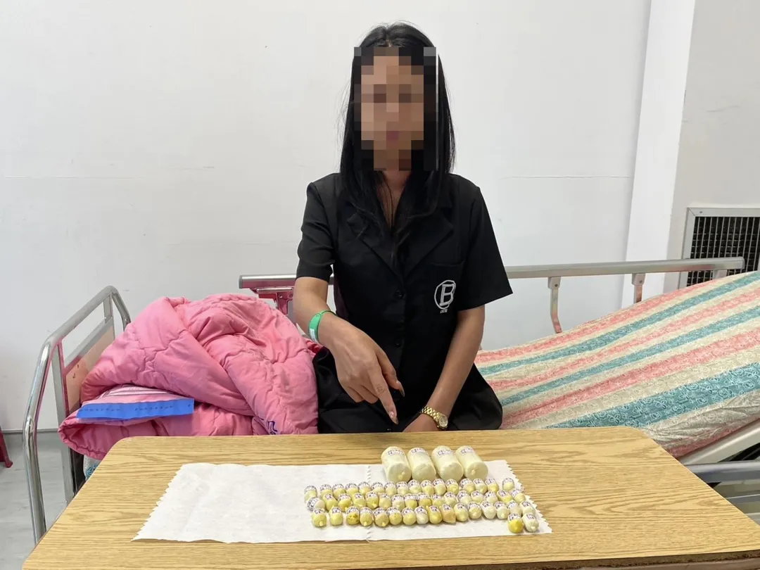 兩名泰籍女子將市值830萬海洛因，藏在私密處，企圖夾帶入境。（圖／海巡署偵防分署台中查緝隊提供）