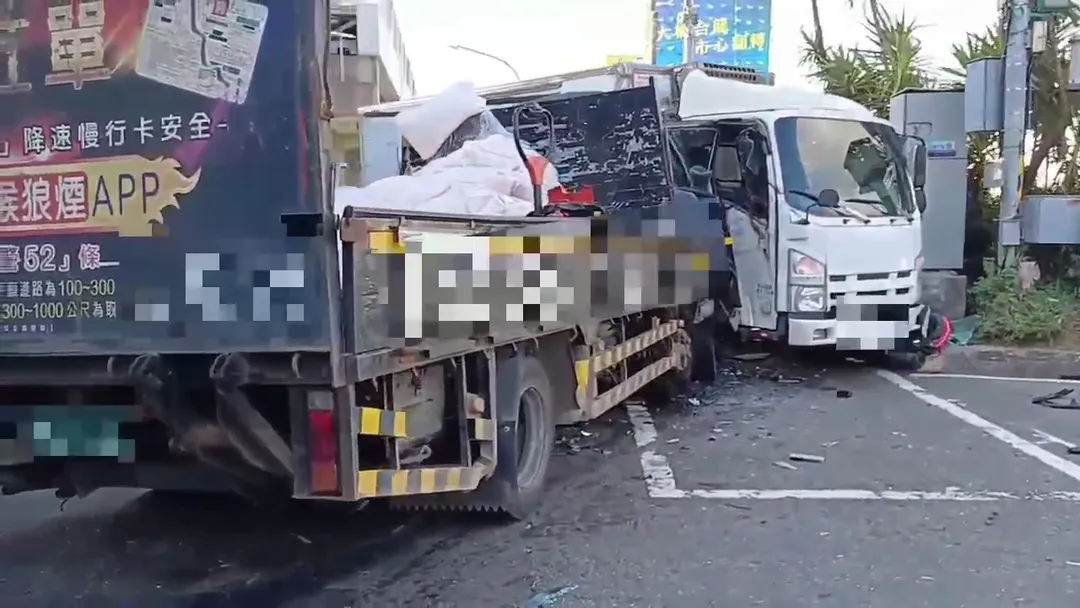 車禍現場。（圖／警方提供）