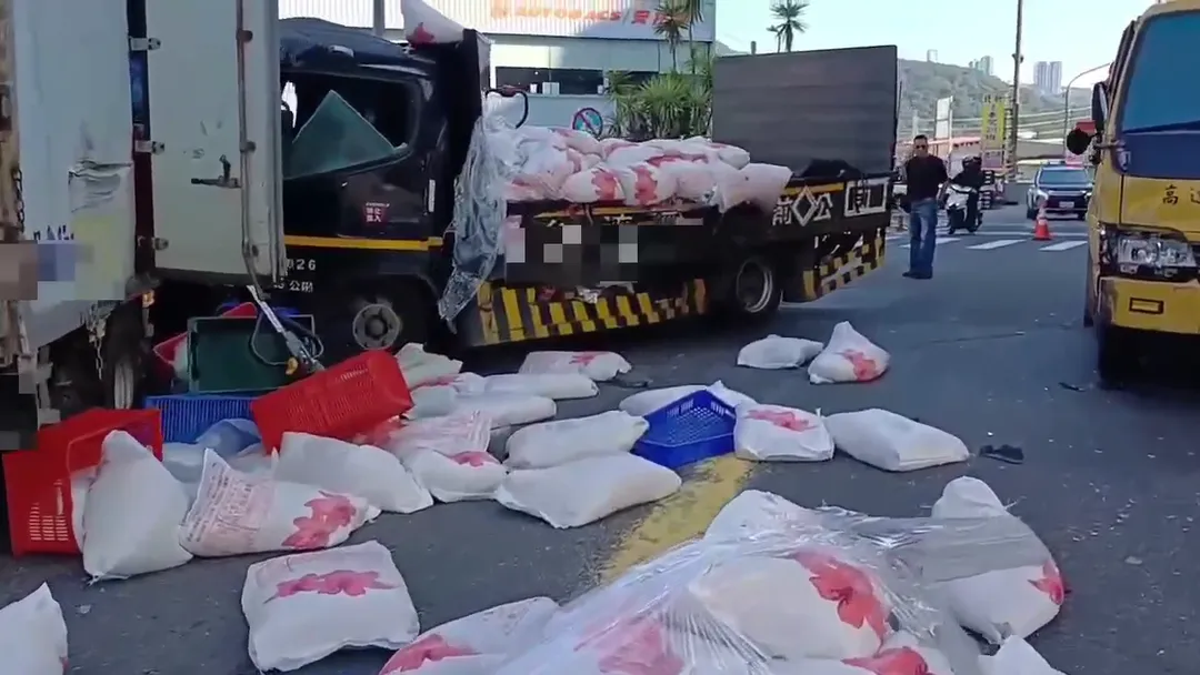 車禍現場。（圖／警方提供）